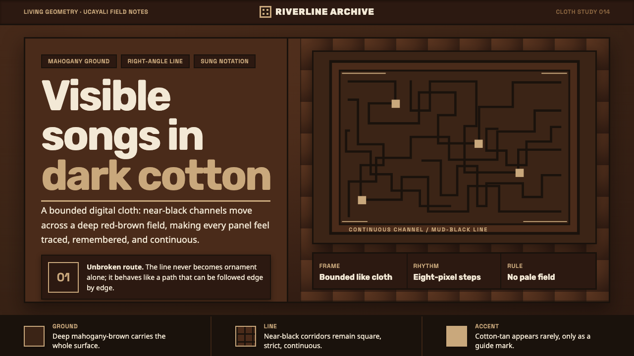 Shipibo Kené Pattern design style — example