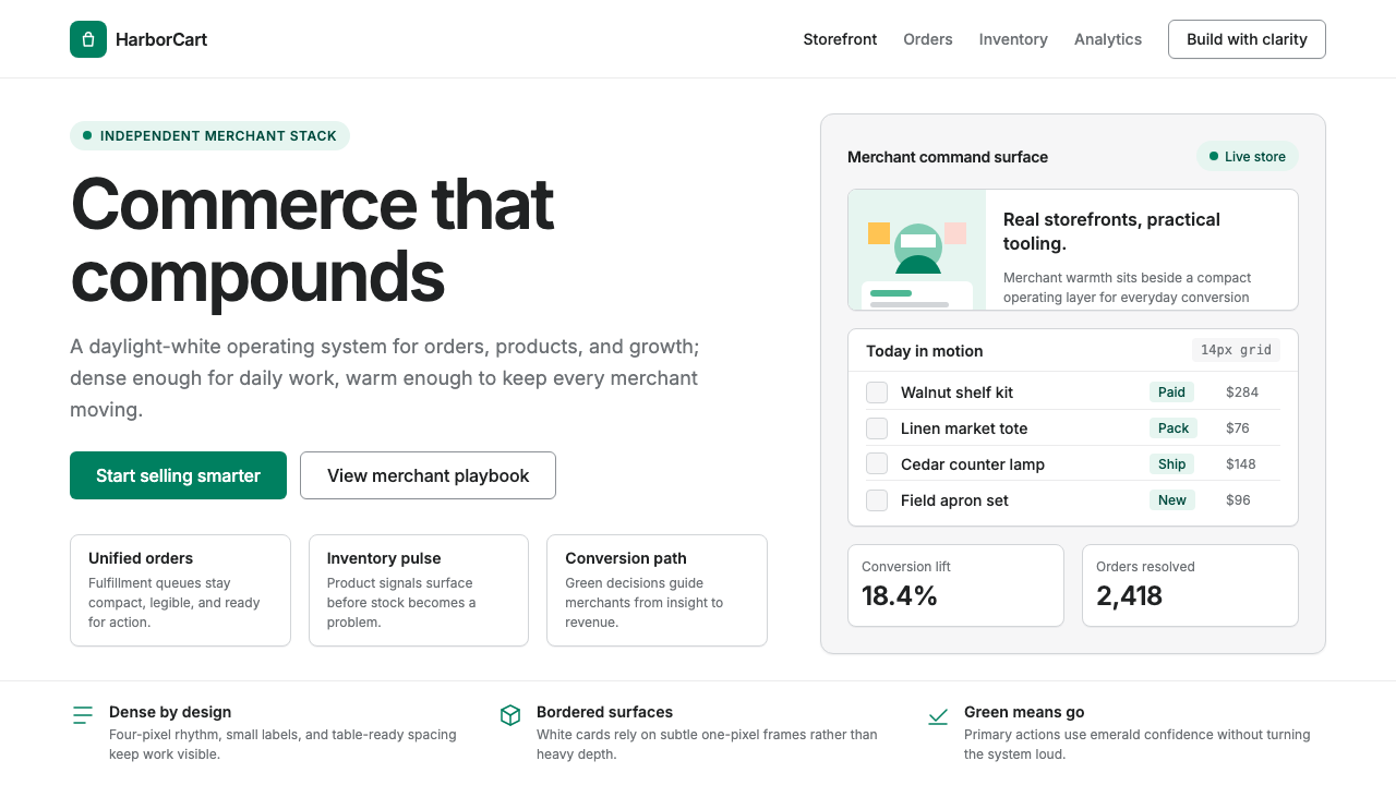 Shopify Modern design style