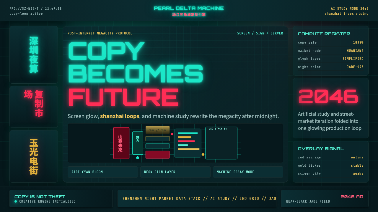 Sinofuturism design style — example