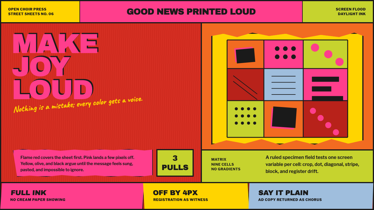 Corita Kent Serigraph design style — example