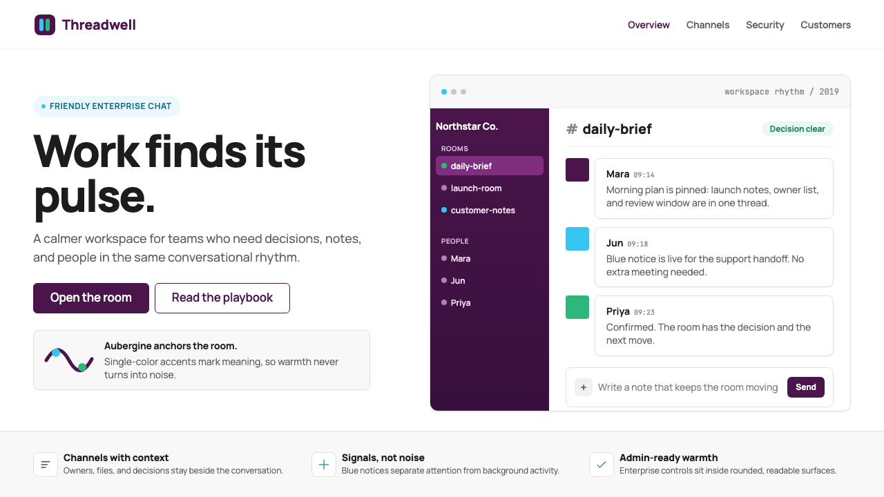 Slack 2019 设计风格示例