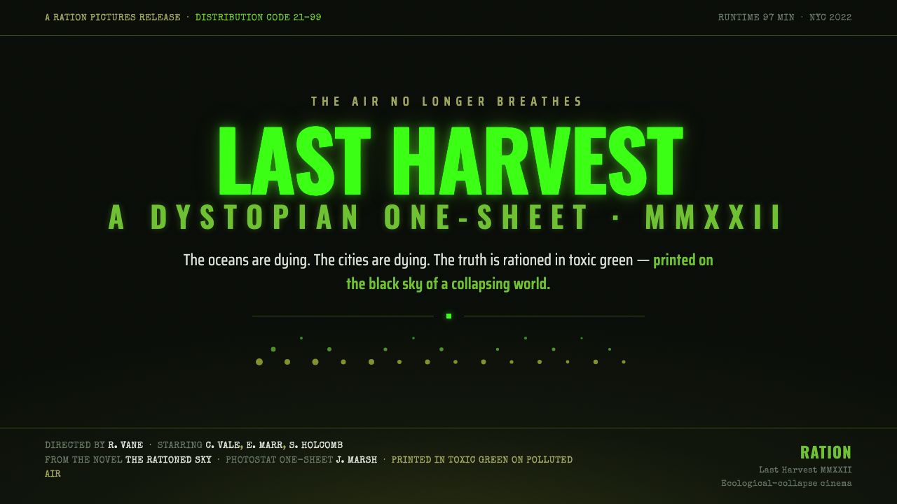 Soylent Green 1973 design style — example