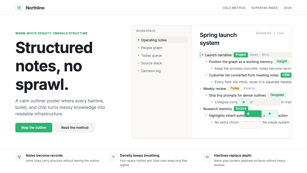 Tana Supertags design style — example