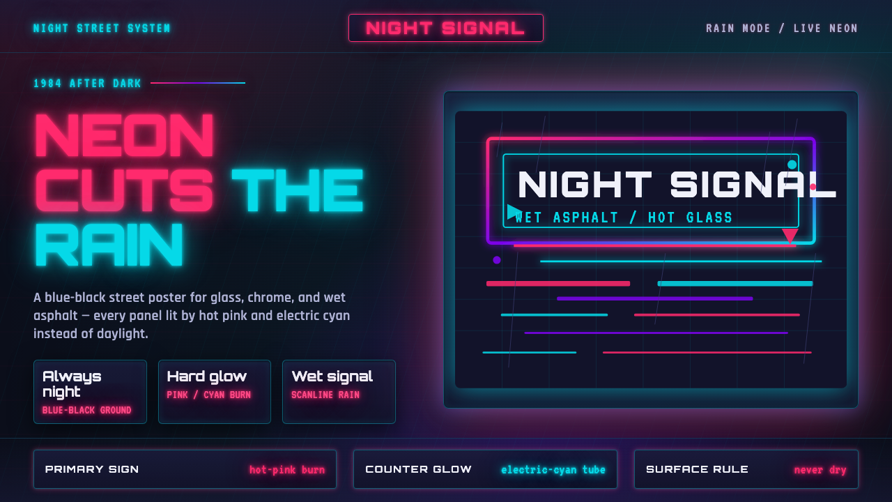 Tech-Noir design style — example