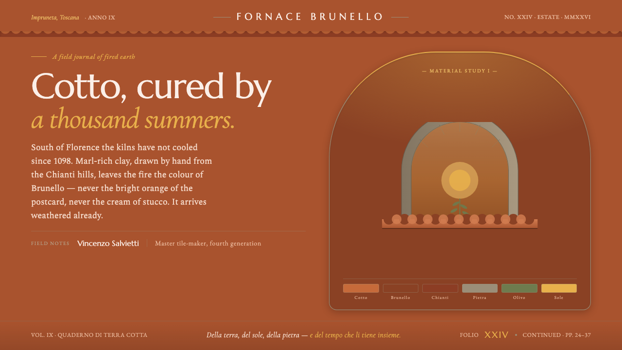 Tuscan Terracotta design style — example