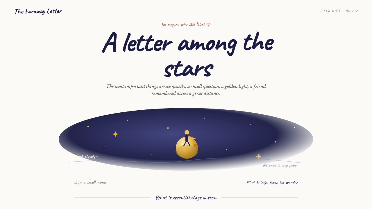 The Little Prince (1943) design style