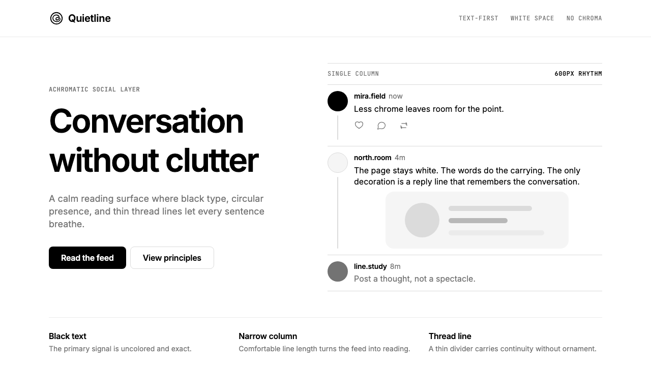 Threads (Meta) design style