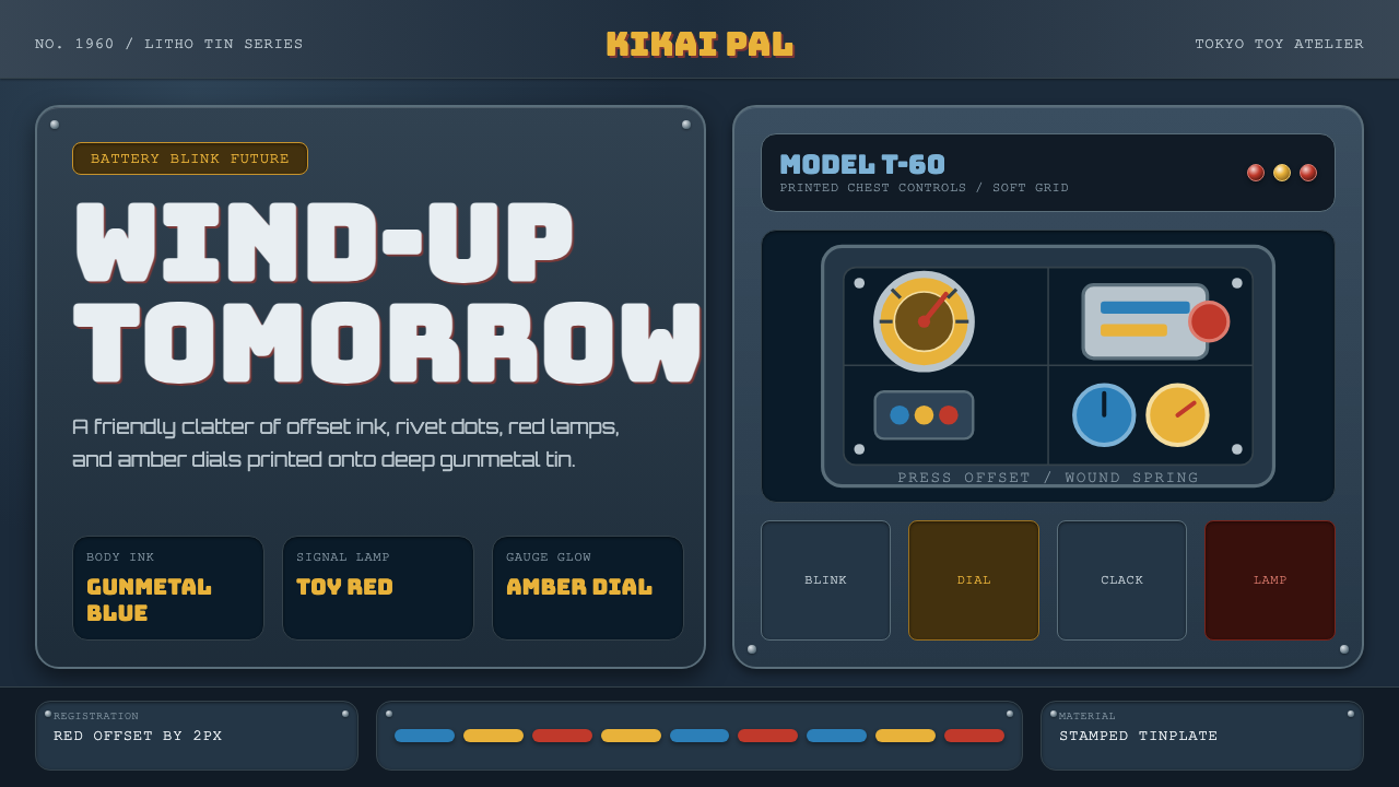 Tin Toy Robot design style — example