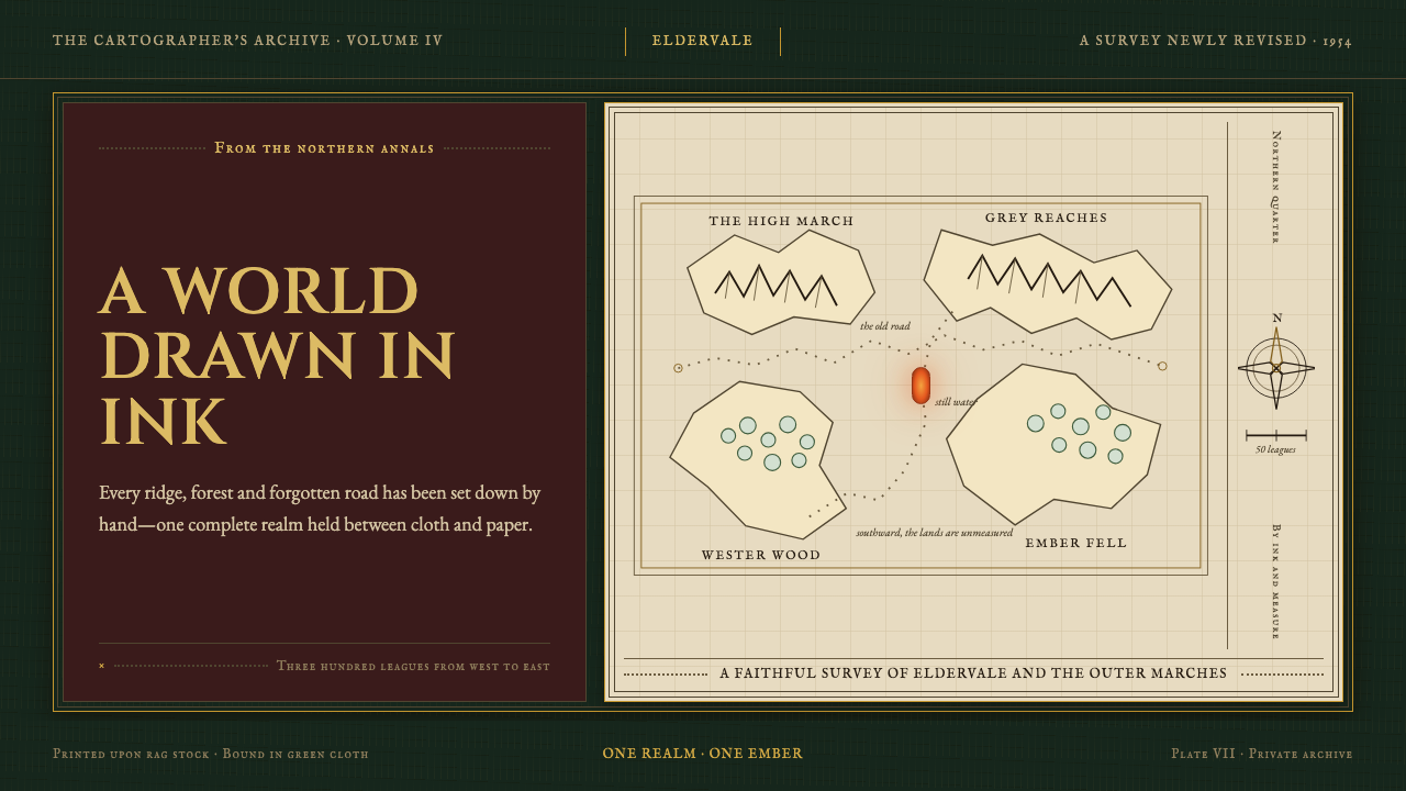 Tolkien Middle-earth (1954) design style — example