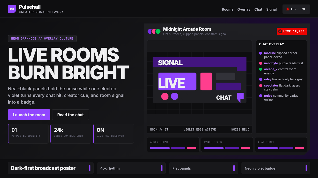 Twitch design style