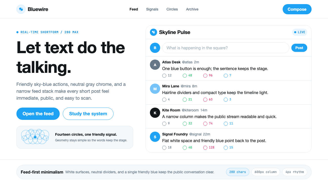 Twitter (Classic Bird) design style