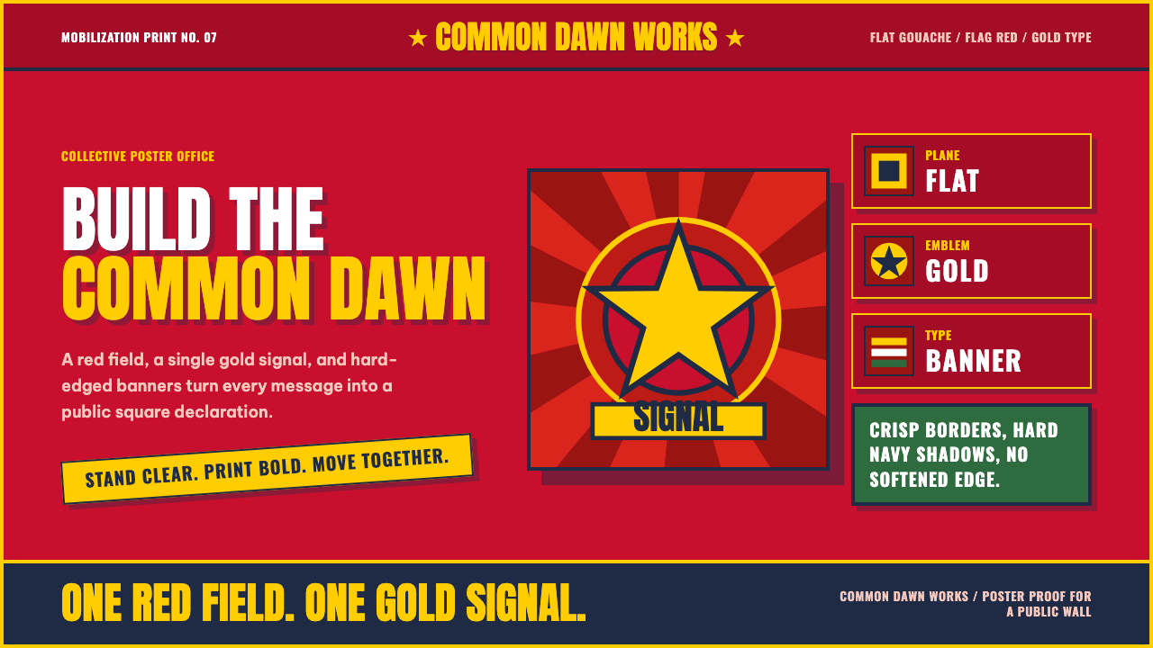 Vietnamese Propaganda design style — example