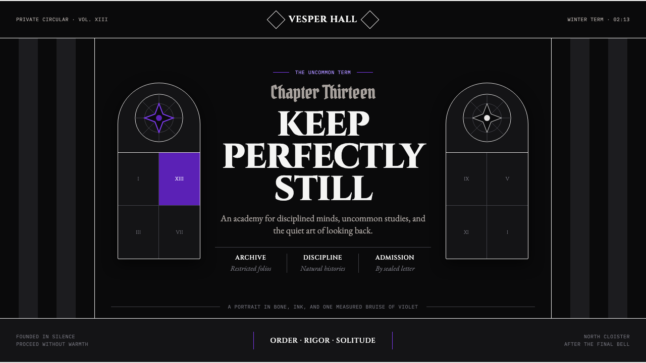 Wednesday — Nevermore Academy design style — example