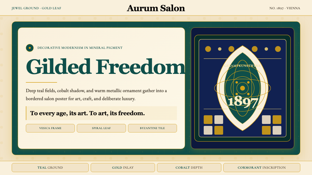 Wiener Secession (Klimt) design style